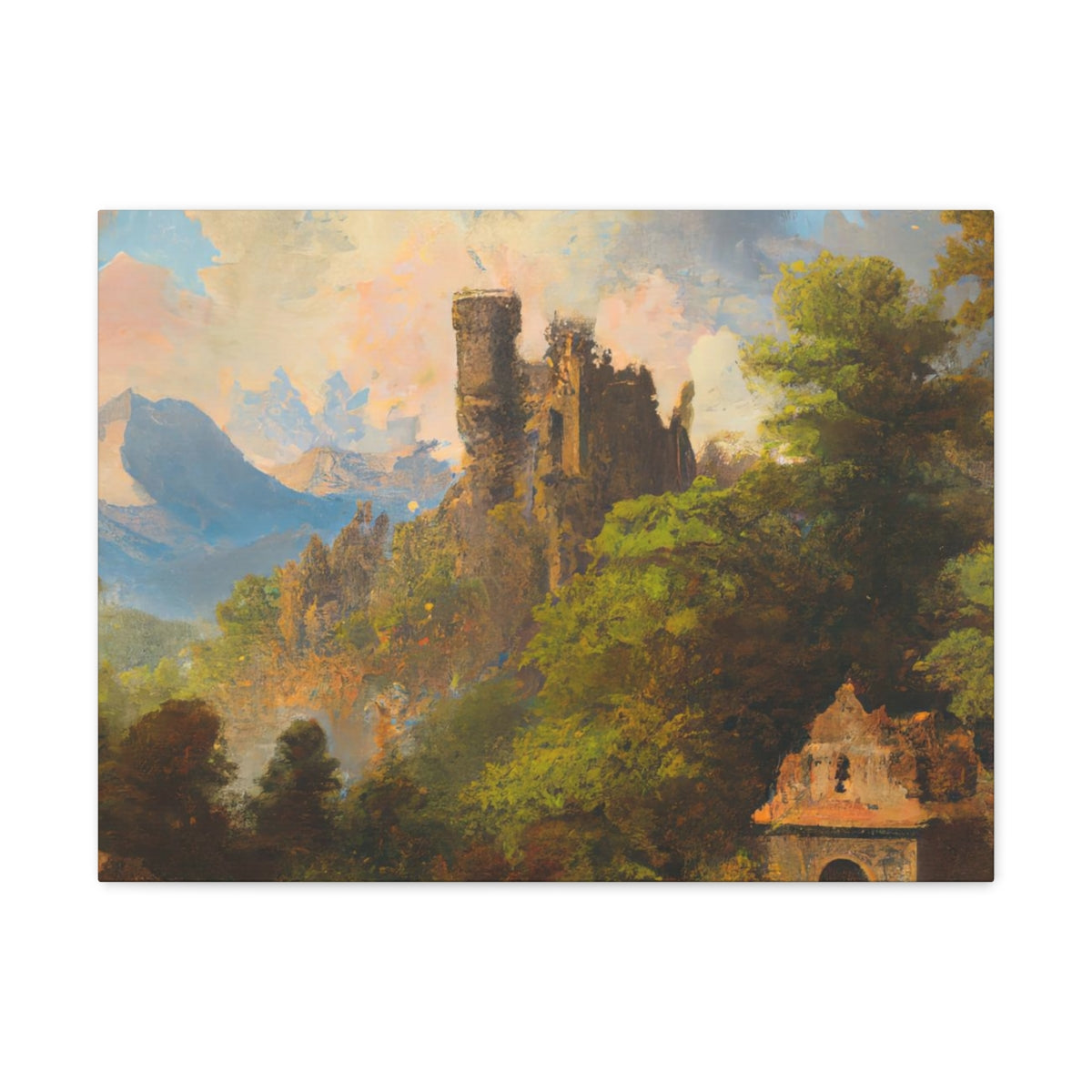 Castle Ruins - Canvas Gallery Wraps