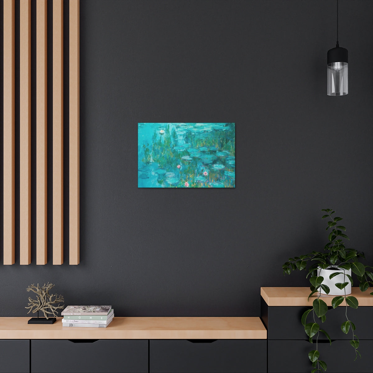 Claude Monet - Nymphéas (Water Lilies) - Canvas Gallery Wraps