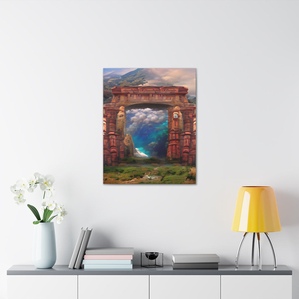 Ancient Portal To Atlantis - Canvas Gallery Wraps