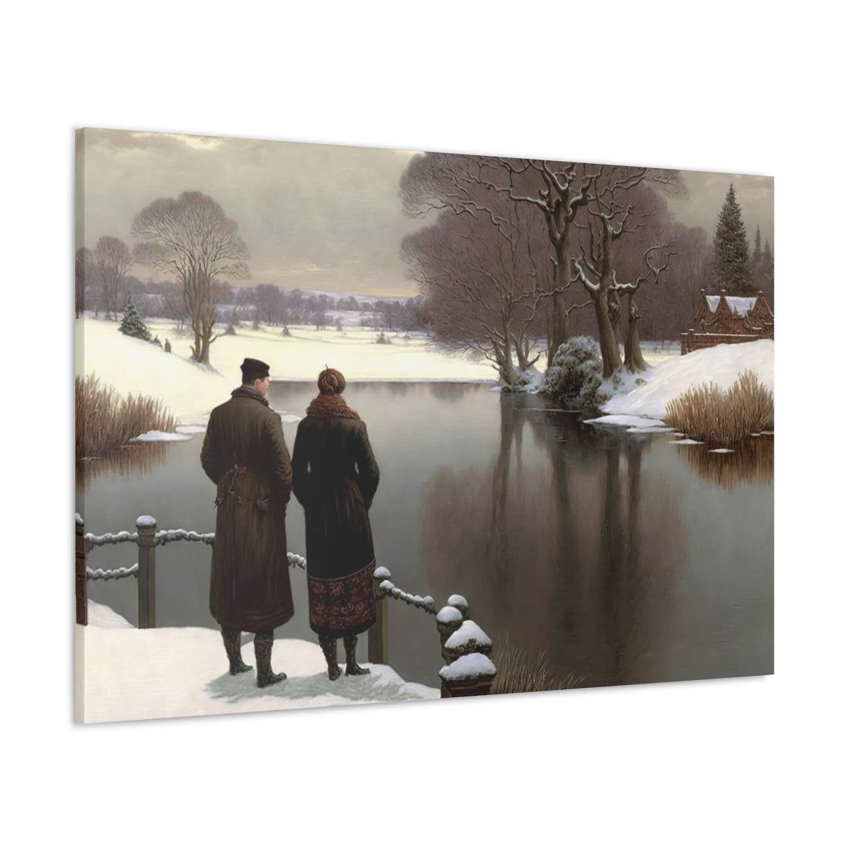 Winter Walk - Canvas Gallery Wraps