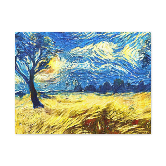 Yellow Fields - Canvas Gallery Wraps