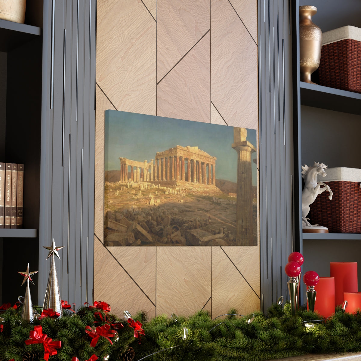 Frederic Edwin Church - The Parthenon - Canvas Gallery Wraps