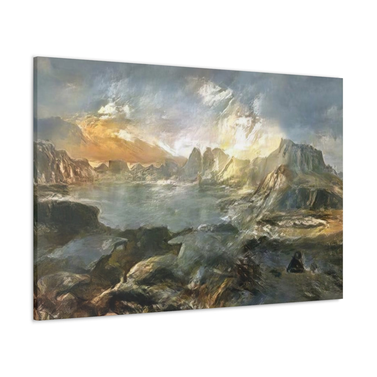 Landscape Outside Pompeii - Canvas Gallery Wraps