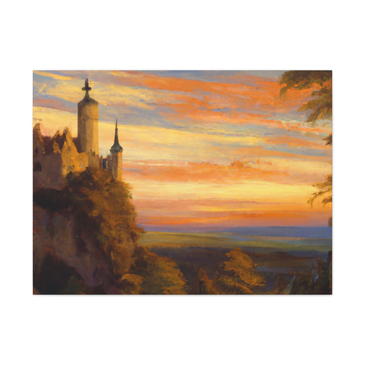 Sunset Abbey - Canvas Gallery Wraps