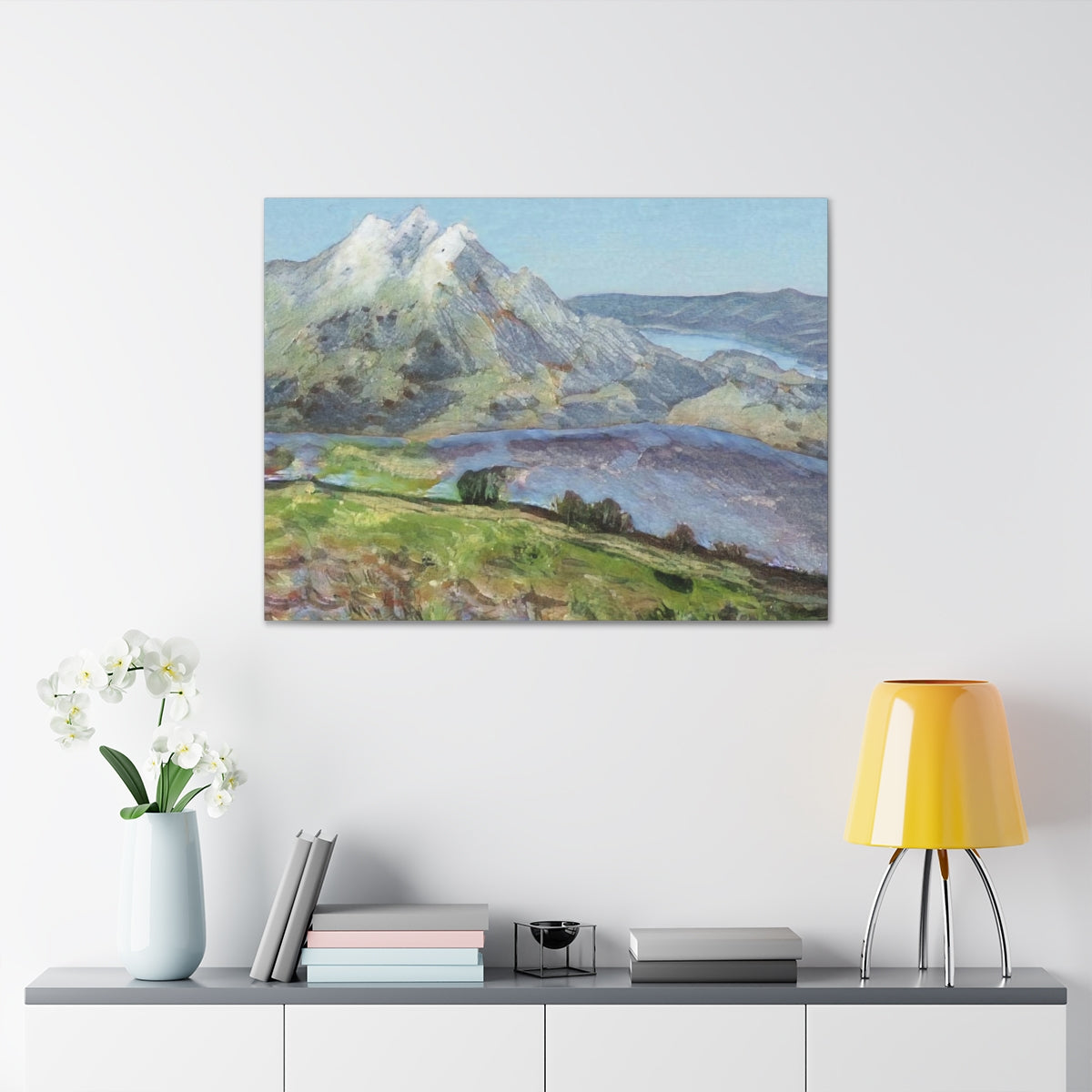 Mountainside Landscape - Canvas Gallery Wraps